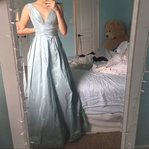 Aidan Mattox Full Length Ballroom Dress
